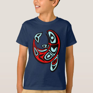 Classic Haida Orca Totem Tattoo Killer Whale Art T-Shirt