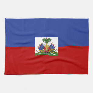 Classic Haitian Flag Kitchen Towel