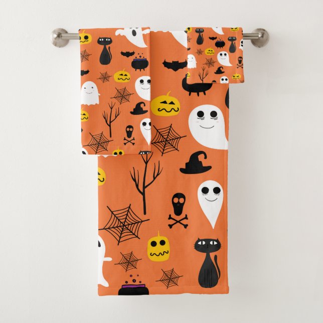 Classic Halloween couleurs symboles motif (En situation)