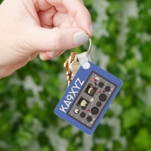Classic Hammarlund SP-600Radio Receiver Keychain