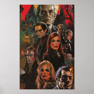 Classic Hammer Horror Films Movie Poster