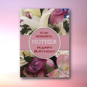 Classic! Happy Birthday Mother greeting card