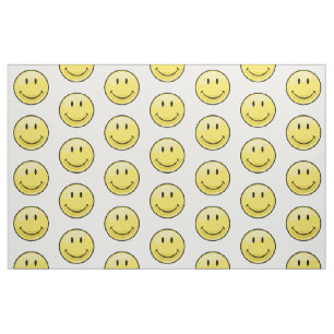 Classic Happy Face Fabric