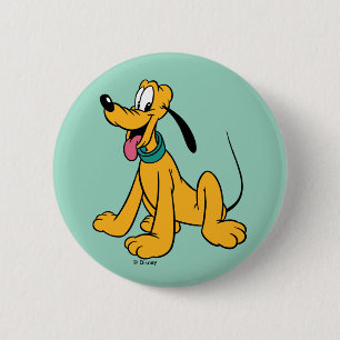 Classic Happy Pluto 2 Inch Round Button