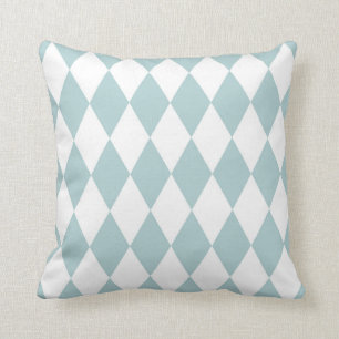 Classic Harlequin Diamond Pattern Throw Pillow