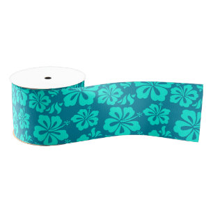 Classic Hawaiian flower ribbon Grosgrain Ribbon