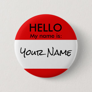 CLASSIC HELLO BUTTON