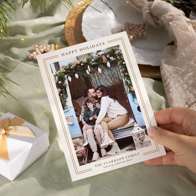Classic Holiday Photo Card (Creator Uploaded)