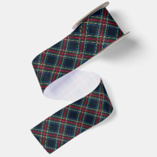 Classic holiday plaid Christmas Satin Ribbon