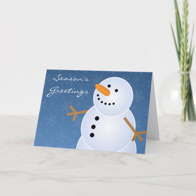 Classic Holiday Snowman Christmas (Front)