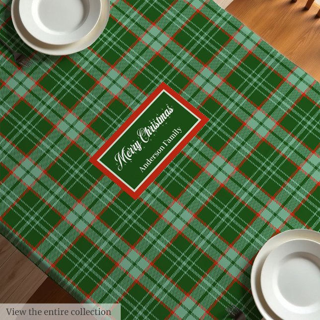 Classic Holiday Tablecloth Personalized Gift Touch (Classic Holiday Tablecloth Personalized Gift Touch)