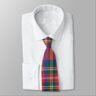 Classic Holiday Tartan Plaid Festive Christmas Tie