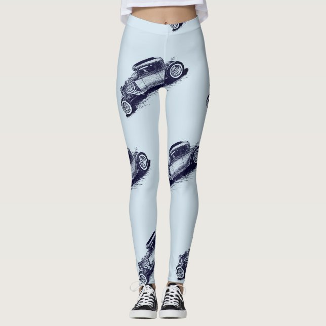 Classic Hot Rod Leggings (Front)