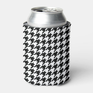 Classic houndstooth pattern Dogstooth check design Can Cooler