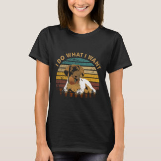 Classic I Do What I Want Funny German Shorthaired T-Shirt
