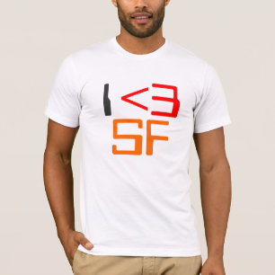 Classic I Heart SF Red Icon Graphic T-Shirt