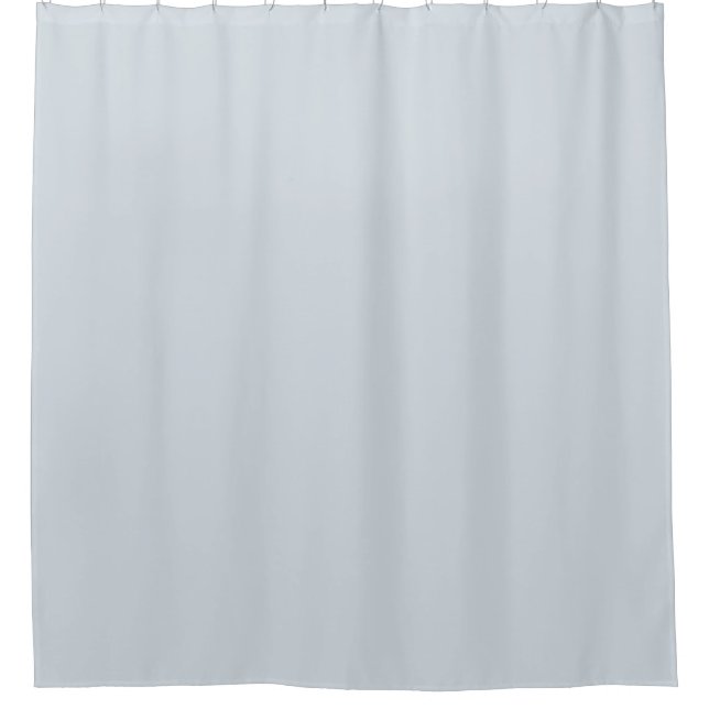 Classic Ice Blue Shower Curtain (Front)