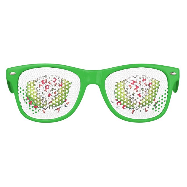 Classic Iceberg Lettuce Wedge Salad Food Foodie Kids Sunglasses (Front)