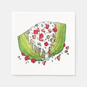 Classic Iceberg Lettuce Wedge Salad Food Foodie Napkin