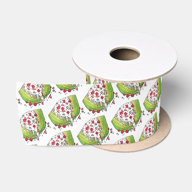 Classic Iceberg Lettuce Wedge Salad Food Foodie Satin Ribbon (Spool)