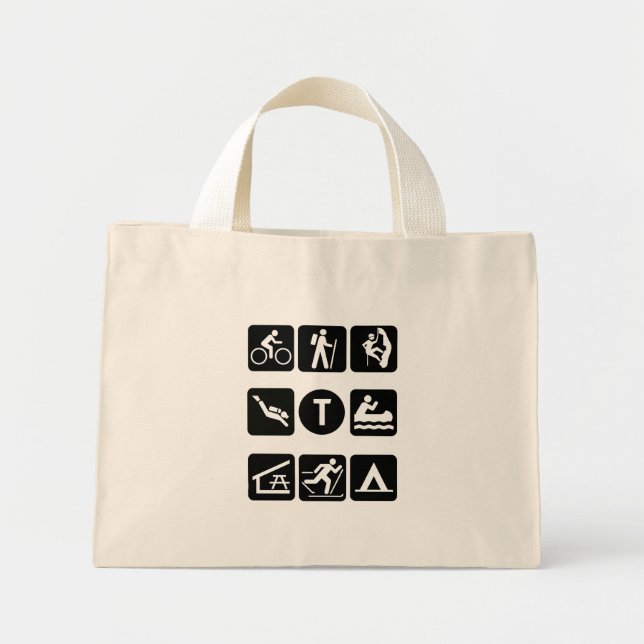 Classic Icons Mini Tote Bag (Front)