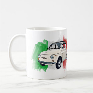 Classic Italian Fiat 500 car Coffee Mug