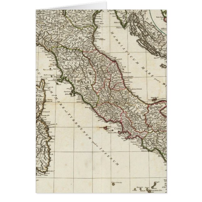 Classic Italian Map (Front)