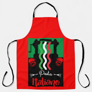 Classic Italian Pasta Kitchen Gift Apron
