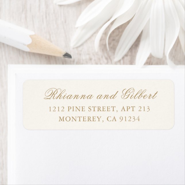 Classic Ivory and Gold Timeless Wedding (Insitu)