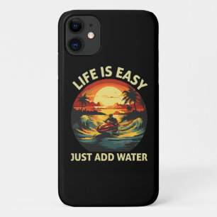 Classic Jet Ski skier iPhone 11 Case