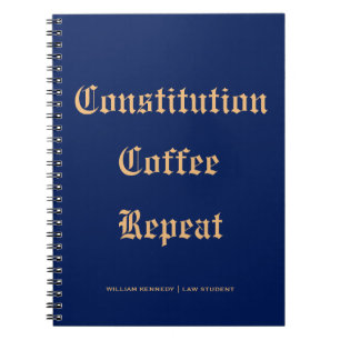 Classic Journal Constitution Blue Law Student 