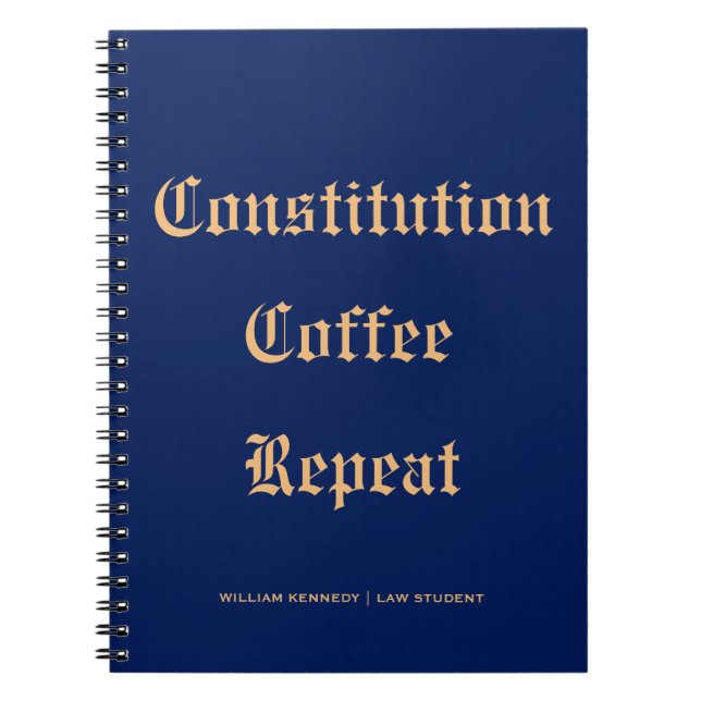 Classic Journal Constitution Blue Law Student  (Front)