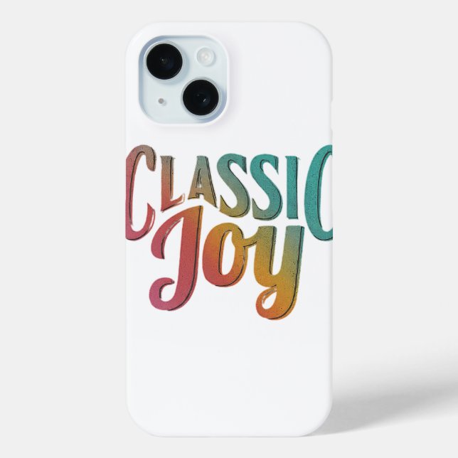 Classic Joy Case-Mate iPhone Case (Back)