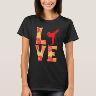 Classic Karate Girls And Women Love T-Shirt