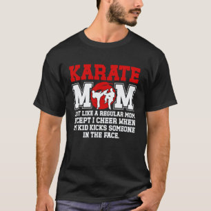 Classic Karate Mom Definition Karate Mama Funny Ka T-Shirt