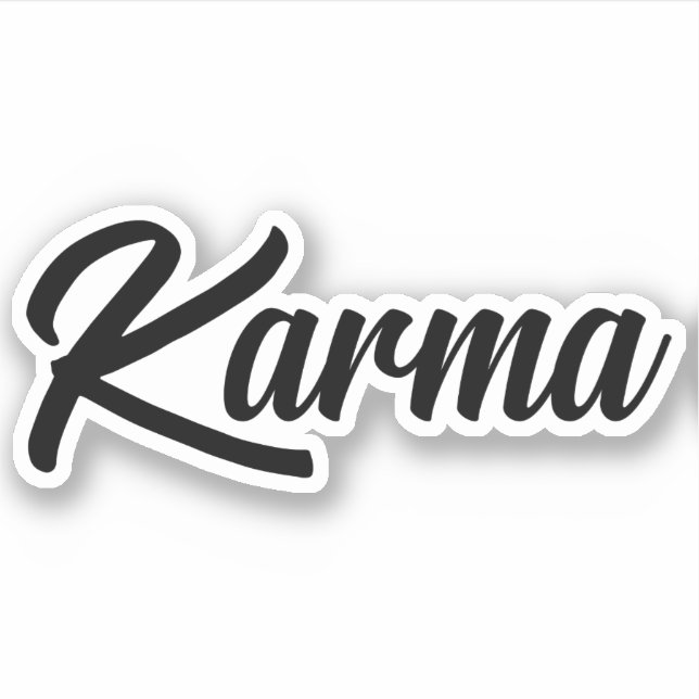 Classic Karma Logo Sticker!! (Front)