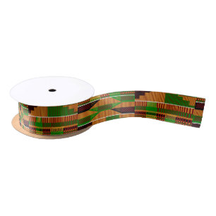 Classic Kente 1.5 inch Satin Ribbon