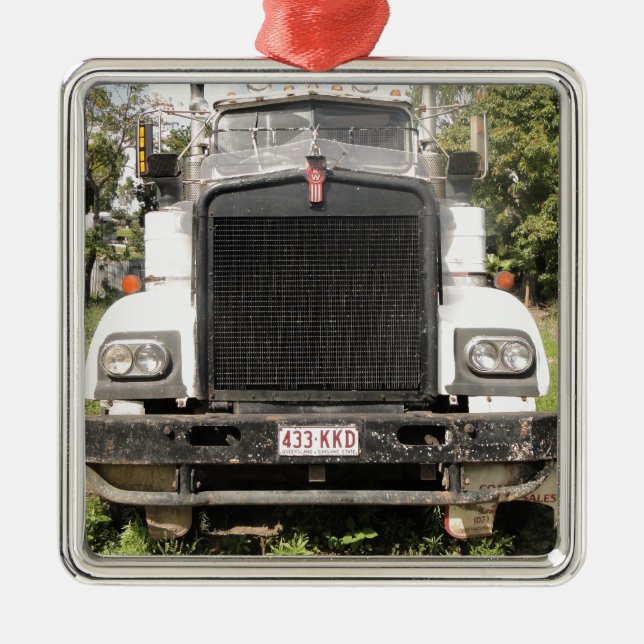 Classic Kenworth Truck Metal Ornament (Front)