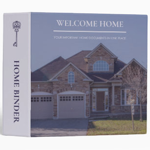 Classic Key Home Purple Real Estate Agent Binder