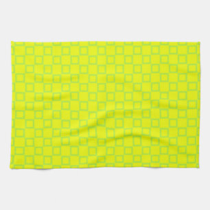 Classic Kitchen towel with yellow Abstract Design
