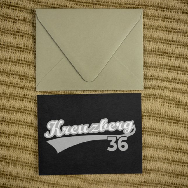 Classic Kreuzberg 36 Berlin City Logo Oldschool Postcard (Classic Kreuzberg 36 Berlin City Logo Oldschool Postcard)