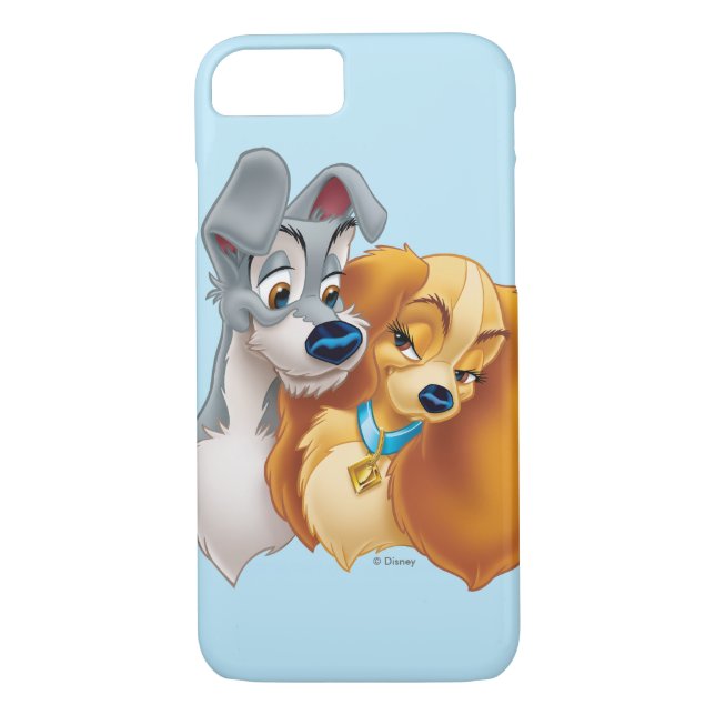 Classic Lady and the Tramp Snuggling Case-Mate iPhone Case (Back)