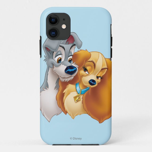 Classic Lady and the Tramp Snuggling Case-Mate iPhone Case (Back)