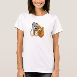 Classic Lady and the Tramp Snuggling Disney T-Shirt