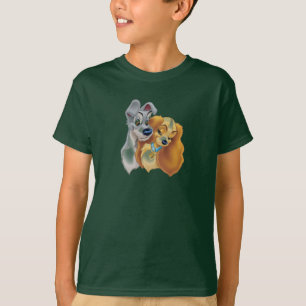 Classic Lady and the Tramp Snuggling Disney T-Shirt