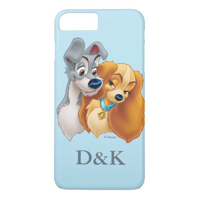 Classic Lady and the Tramp Snuggling | His & Hers Case-Mate iPhone Case (Back)