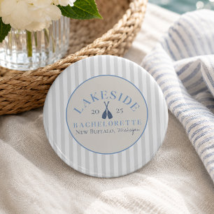 Classic Lake Bachelorette Girls Weekend 4 Inch Round Button