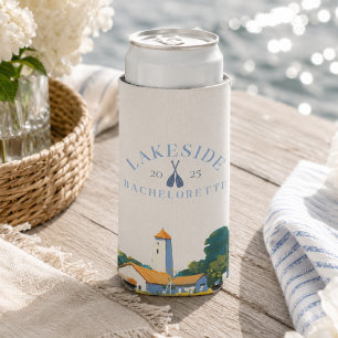 Classic Lake Bachelorette Girls Weekend Seltzer Can Cooler
