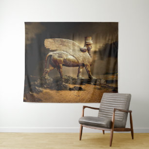 Classic Lamassu Tapestry