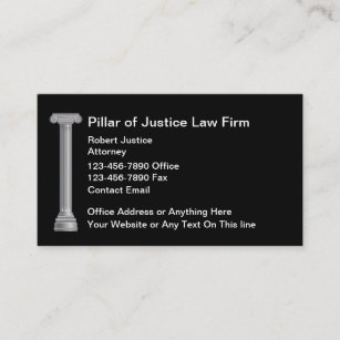 Classic Law Office Business Cards Design